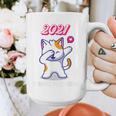 2021 Kindergarden Graduation Celebration Dapping Cat For Men Women Kids Graphic Print Coffee Mug