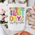 2025 Last Day Of School Autograph Kindergarten Graduation Graphic Print Coffee Mug