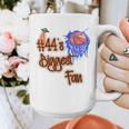 44 Biggest Fan Of Basketball Player Number 44 Dad Mom Graphic Print Coffee Mug