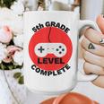 5th Grade Level Complete Gamer Graduation Graphic Print Coffee Mug