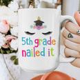 5th Grade Nailed ItShirt Unicorn Graduation Class Of 2018 Graphic Print Coffee Mug