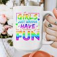 80's Girls Just Wanna Have Fun Nostalgia 1980s Style Premium Tri-Blend Graphic Print Coffee Mug