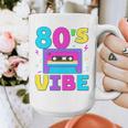 80's Vibe Retro Style Cassette Tape Nostalgia 1980s Party Graphic Print Coffee Mug