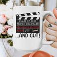 8th Grade Graduation 2026 Graduate Clapperboard Graphic Print Coffee Mug