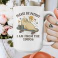 90s Manatee Humor Please Patient I'm From The 1900s Graphic Print Coffee Mug