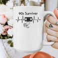 90s Survivor Retro Nostalgia Vintage Throwback Graphic Print Coffee Mug