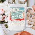 90's Vibe Vintage Style Cassette Tape Nostalgia 1990s Party Premium Tri-Blend Graphic Print Coffee Mug