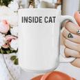 Antisocial Introvert Women Men Kids Inside Cat Graphic Print Coffee Mug