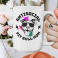 Antisocial Pit Bull Mom Pittie Introvert Dog Lover Pit Bull Graphic Print Coffee Mug Antisocial Pit Bull Mom Pittie Introvert Dog Lover Pit Bull Graphic Print Coffee Mug