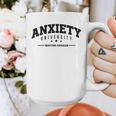 Anxiety University Anxious Antisocial Introvert Graphic Print Coffee Mug Anxiety University Anxious Antisocial Introvert Graphic Print Coffee Mug