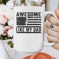 Awesome Like My Dad Fathers Day Usa Flag Dad Husband Family Graphic Print Coffee Mug