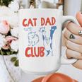 ON Back Cat Dad Club Life Is Better With Cats Father's Day Graphic Print Coffee Mug