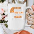 Basketball Not Yelling This Is My Basketball Coach Dad Graphic Print Coffee Mug