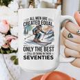 Only The Best Still Go Skiing In Their Seventies Men Dad Graphic Print Coffee Mug