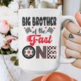Big Brother Of The Fast One Car Racing Dad 1St Birthday Boy Graphic Print Coffee Mug