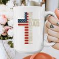 Blessed Dad Christian From Daughter Son Jesus Patriotic Graphic Print Coffee Mug