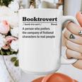 Bookish Book Nerd Introvert Reading Addiction Bookworm Graphic Print Coffee Mug