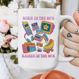 Born In The 80s Raised In The 90s Nostalgia Retro Memories Premium Tri-Blend Graphic Print Coffee Mug