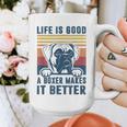 Boxer Dog For Men Women Boxer Dog Dad Mom Small Graphic Print Coffee Mug