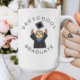 Boys Girls Preschool Graduate Sloth Graduation Cap Graphic Print Coffee Mug