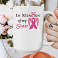 Breast Cancer Walk In Memory Of My Sister Graphic Print Coffee Mug Breast Cancer Walk In Memory Of My Sister Graphic Print Coffee Mug