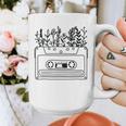 Cassette Tee 80s 90s Retro Party Costume Nostalgia Cassette Graphic Print Coffee Mug