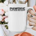 Cat Dad PAWDRE Cats Make Me Happy Cat Father Graphic Print Coffee Mug