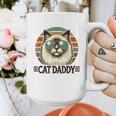 Cat Daddy Cool Ragdoll Cat Father's Day Retro Cat Dad Graphic Print Coffee Mug