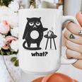 Cat What Humor Introvert Anti-Social Graphic Print Coffee Mug