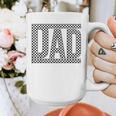 Checkered Dad Father's Day For Dad Family Graphic Print Coffee Mug Checkered Dad Father's Day For Dad Family Graphic Print Coffee Mug