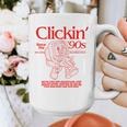 Clickin' Since The 90s Retro Computer Nostalgia Graphic Print Coffee Mug