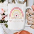 Cosmetology Instructor Cosmetologist Graduation Rainbow Graphic Print Coffee Mug