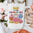Dad Of The Birthday Girl Candyland Colorful Lollipop Party Graphic Print Coffee Mug