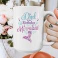Dad Of The Birthday Mermaid Birthday Party Mermaid Dad Graphic Print Coffee Mug