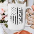 Dad Patriotic American USA Flag Father's Day Dad Graphic Print Coffee Mug