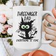 Dad Threenager Dad Daddy Of A Threenager Graphic Print Coffee Mug