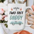 Daddy Dad 2nd Birthday Two Fast Race Car Second Bday Party Graphic Print Coffee Mug