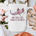 Most Days I Just Wanna Be An Axolotl Salamander Introvert Raglan Baseball Tee Graphic Print Coffee Mug