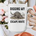 Digging My Escape Route Armadillo Introvert Humor Graphic Print Coffee Mug Digging My Escape Route Armadillo Introvert Humor Graphic Print Coffee Mug