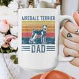 Dog Airedale Terrier Dad Vintage Airedale Terrier Dad Graphic Print Coffee Mug