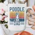 Dog Dad Vintage Poodle Dad Graphic Print Coffee Mug