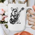 Dog Guitarist Guitar Pembroke Welsh Corgi Dad Mom Graphic Print Coffee Mug