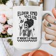 Elder Emo Club Skeleton Nostalgia It Wasn't a Phase Mom Graphic Print Coffee Mug Elder Emo Club Skeleton Nostalgia It Wasn't a Phase Mom Graphic Print Coffee Mug