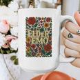 Elder Emo Floral Gothic Vintage Nostalgia Graphic Print Coffee Mug