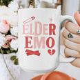 Elder Emo Retro Punk Typography Nostalgia Graphic Print Coffee Mug