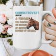 Equinetrovert Definition Equine Horse Riding Introvert Graphic Print Coffee Mug Equinetrovert Definition Equine Horse Riding Introvert Graphic Print Coffee Mug