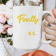 Finally Done With This BS Class Of 2025 College Graduation Premium Tri-Blend Graphic Print Coffee Mug