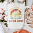 Fishing Even Jesus Had Fish Story Bass Dad Christian Graphic Print Coffee Mug