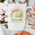 Fishing Father Day Tee Bruh Don't Be a Dumb Bass Dad Graphic Print Coffee Mug