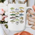 Fishing-Shirt Types Of Freshwater Bass Fish Dad Jokes Graphic Print Coffee Mug Fishing-Shirt Types Of Freshwater Bass Fish Dad Jokes Graphic Print Coffee Mug